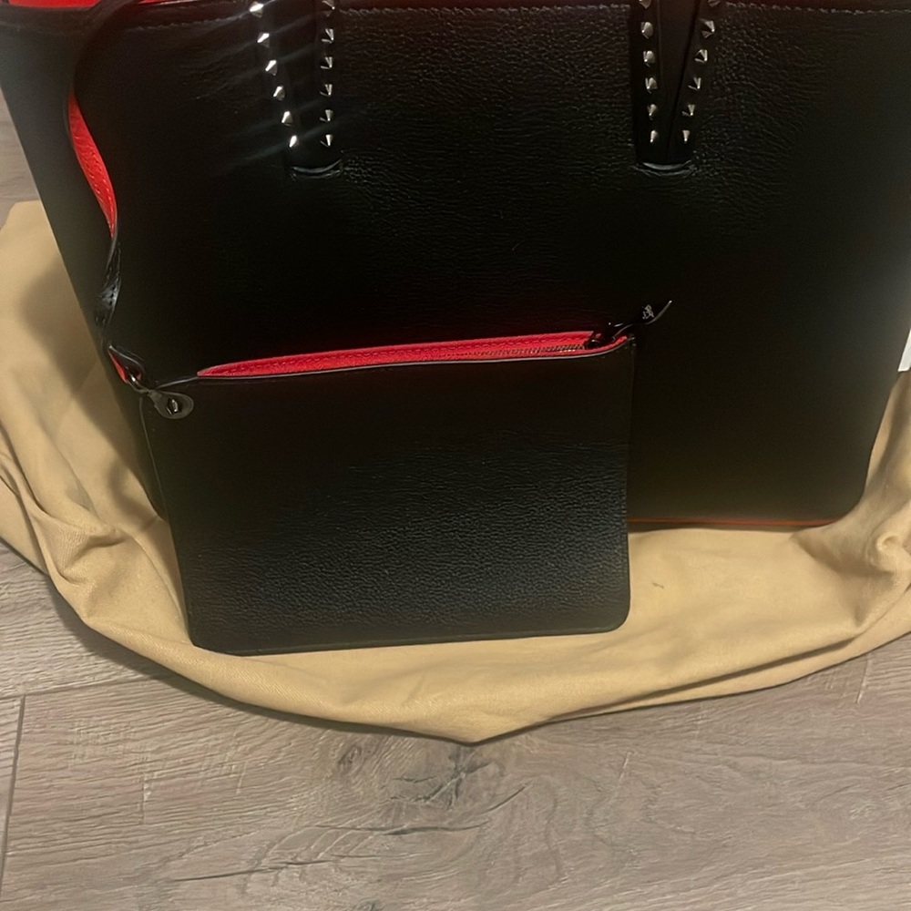 Christian Louboutin Black Cabata with tags
